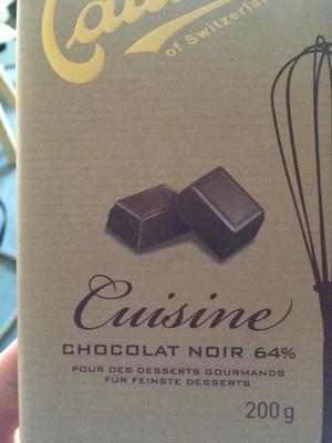 Cuisine Chocolat Noir 64%