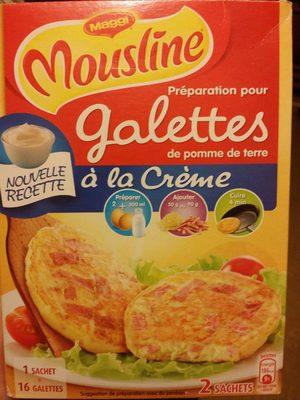 Prparation Pour Galettes De Pommes De Terre  La Crme