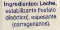 Ideal Leche Evaporada Parcialmente Desnatada Ingredients