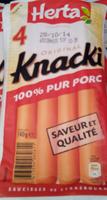 4 Original Knacki, 100 % Pur Porc Report Card