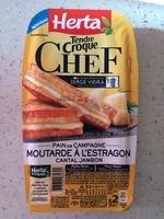 Tendre Croque Chef Pain De Campagne Moutarde  L'Estragon Cantal Jambon Report Card