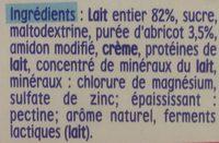 P'tit Brass Abricot Ingredients