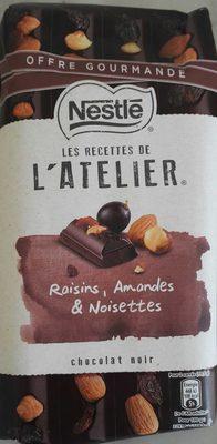 Les Recettes De L'Atelier Raisins, Amandes & Noisettes Chocolat Noir (Offre Gourmande)