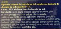 6 Lapins Au Chocolat Au Lait Ingredients