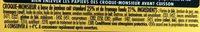 Tendre Croc' - Maxi Jambon Fromage Ingredients