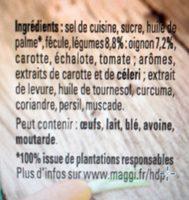 Bouillon Kub Lgumes Ingredients