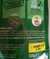 Tomate Frito Suave Sols Doy-pack 320 G Ingredients