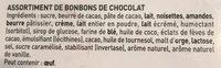 Collection Du Chocolatier Ingredients