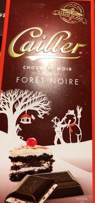Chocolat Noir Style Foret Noire