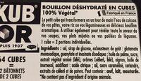 MAGGI KUB OR Bouillon 64 Cubes Ingredients