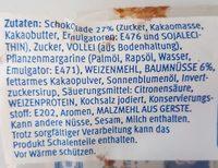 American Brownie Ingredients