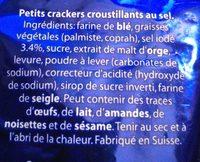 Goldfish Sals Kambly 160 GR, 3 Sachets Ingredients