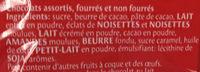 Napolitains Selection Assortiert Ingredients