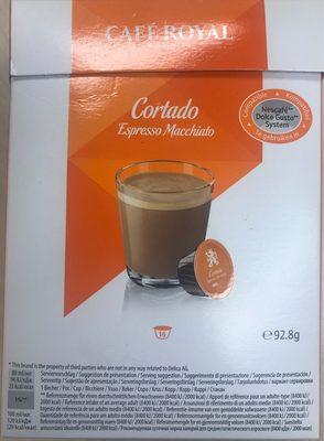 Caf Royal Cortado, Milk Coffee, Coffee Capsules Nescaf Dolce Gusto Compatible, Light Brown, 16 Capsules
