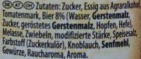 Dark Beer BBQ Sauce Dunkelbier Ingredients