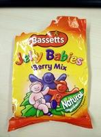 Bassetts Jelly Babies Candy Berry Mix Report Card