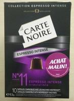 N11 Expresso Intense Irrsistible Report Card