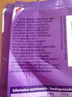 Chocolat Fourr Au Lait Ingredients