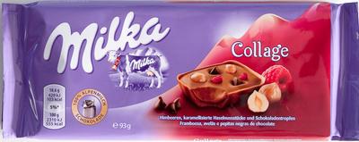 Milka Collage Himbeere