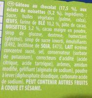 Brownie Noisettes Granola Ingredients