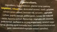 Liquorice Allsorts Ingredients