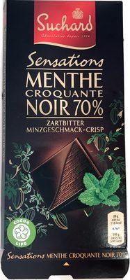 Zartbitter Minzgeschmack-Crisp