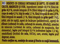 BelVita Elvita Breakfast Ingredients