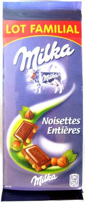 Chocolat Noisettes Entires (Lot De 6)
