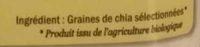 Graines De Chia Ingredients