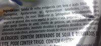 Fandangos Sabor Queijo Ingredients
