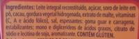 Toddynho Sabor Chocolate Tradicional Ingredients