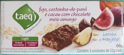 Figo, Castanha-do-para E Cacau Com Chocolate Meio Amargo