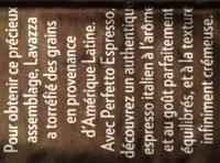 Il Perfetto Expresso Ingredients