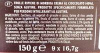 GRISBI Sans Gluten Au Chocolat Ingredients