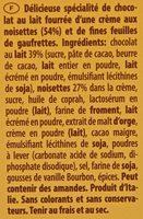 Gran Pasticceria Tortina Original Ingredients
