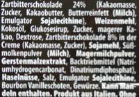 Chocolat Dark Noir Ingredients