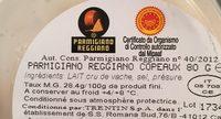 Trentin Parmigiano Reggiano Un Fromage Scaglie Ingredients