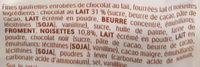 Kinder Bueno Mini Ingredients