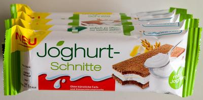 Joghurt-schnitte