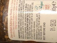 Pesto Char Grilled Aubergine Ingredients