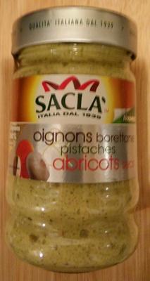 Sauce Oignons Borettane, Pistaches & Abricots Secs