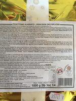 Gran Bon Oro Panettone By Albertengo Ingredients