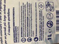 Latte Piu Parzialmente Scremato Ingredients