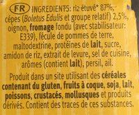 Risotto Aux Cpes Gallo Ingredients