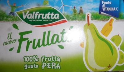 IL NUOVO FRULLATO 100% FRUTTA GUSTO PERA VALFRUTTA