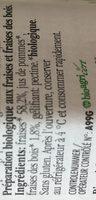 Fiordif Aardbeienjam Ingredients
