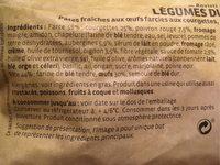 Ravioli Lgumes Du Soleil Ingredients