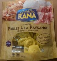 Ravioli Poulet  La Paysanne Mozarella & Bacon Report Card