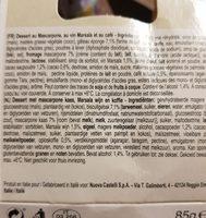 Tiramisu Ingredients