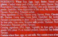 Panettone Farcie Au Chocolat Ingredients